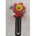 rubber pvc fashion 3D book mark for promotion